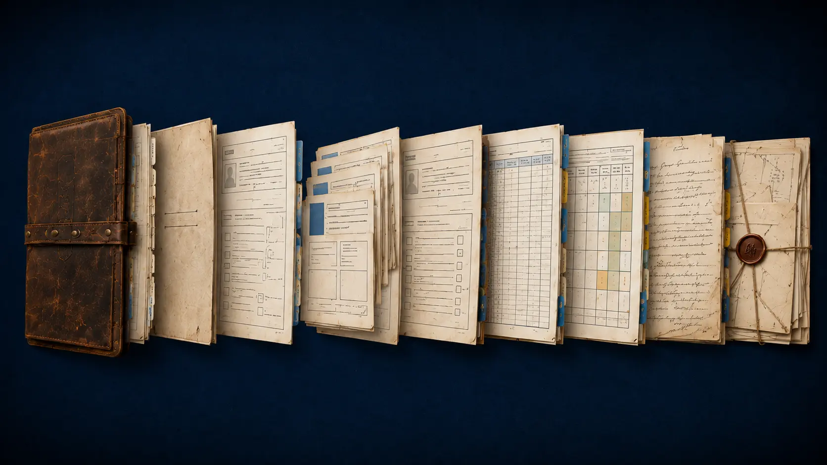 The Partner Search Toolkit unfolded into its working documents